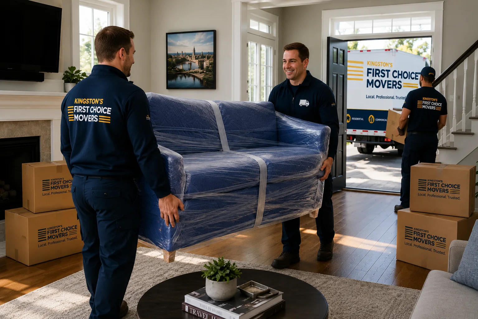 Crew and truck for Residential Moving